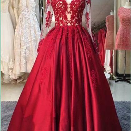 Vestidos De Fiesta De Longo Red Prom Dresses 2024..