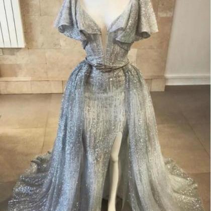 Vestidos Elegantes Para Mujer 2023 Silver Sparkle..