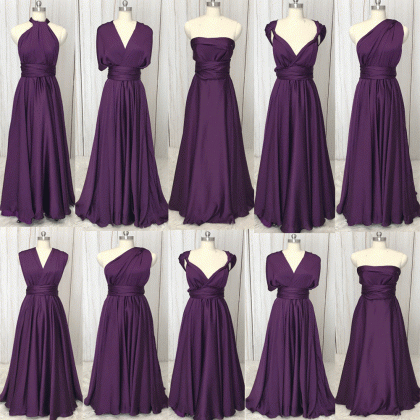 purple bridesmaid dresses long infi..