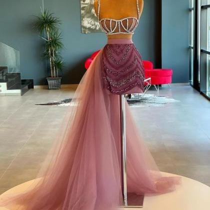 Beaded Luxury Prom Dresses For Women Custom Make..