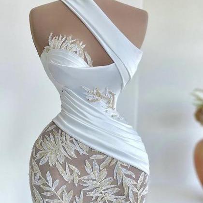 White Evening Dresses Short Vestidos De Fiesta De..
