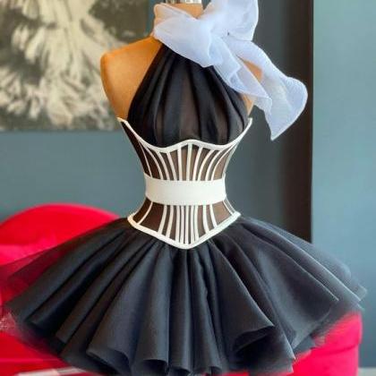 Puffy Prom Dresses For Women Black Vintage..