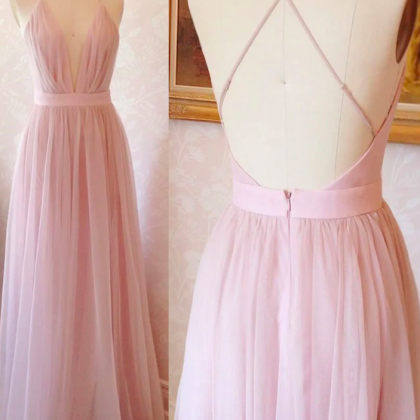 Pink Simple Bridesmaid Dresses For Weddings 2024..