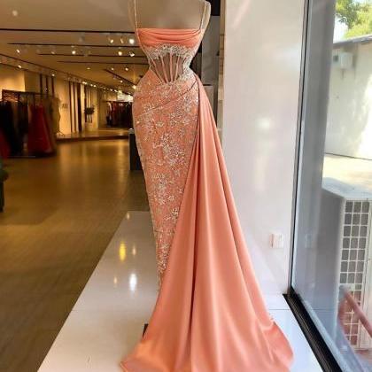 Vestido De Gala Lace Applique Prom Dresses 2023..