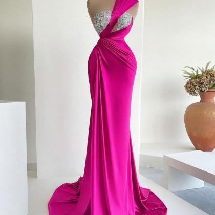 Pink Prom Dresses 2024 Vestidos De Fiesta Mermaid..