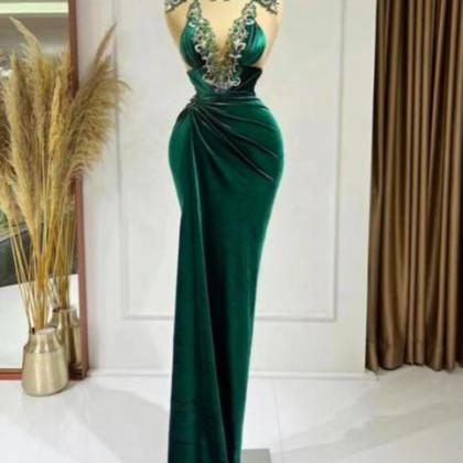 Emerald Green Formal Dresses Vestidos De Fiesta..