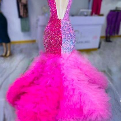 Luxury Custom Prom Dresses 2024 Diamonds..