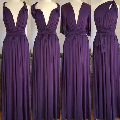 Wedding Party Dresses For Women Purple Infinite..