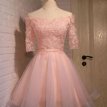 Vestido De Graduación A Line Lace Prom Dresses..