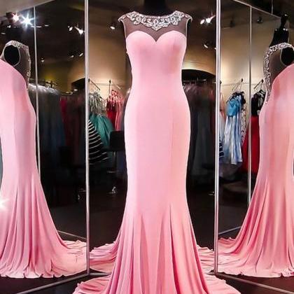 Pink Dresses For Women Party Vestidos De Fiesta..