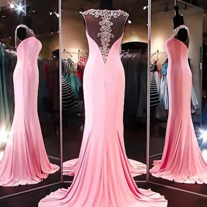 Pink Dresses For Women Party Vestidos De Fiesta..