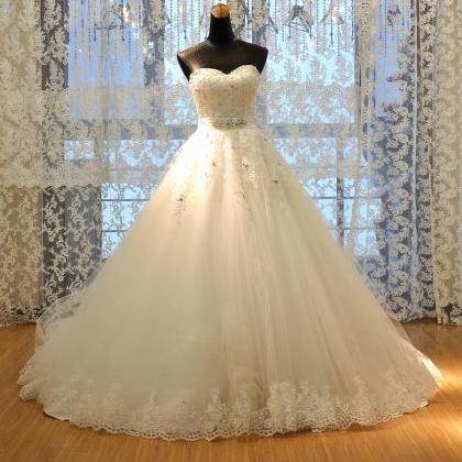 Vestido De Novia Lace Aplique Wedding Dresses For..