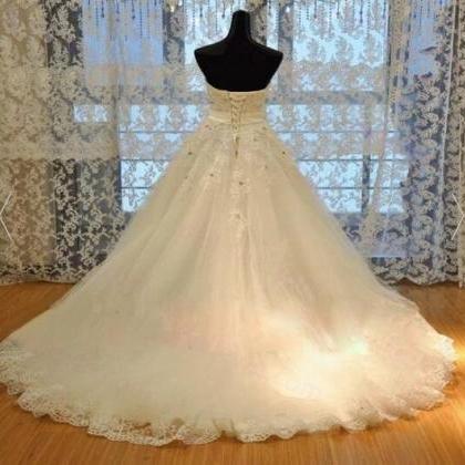 Vestido De Novia Lace Aplique Wedding Dresses For..