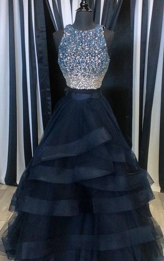 robes de cocktail black beaded prom dresses tiered tulle elegant sleeveless prom gown vestidos de fiesta de longo