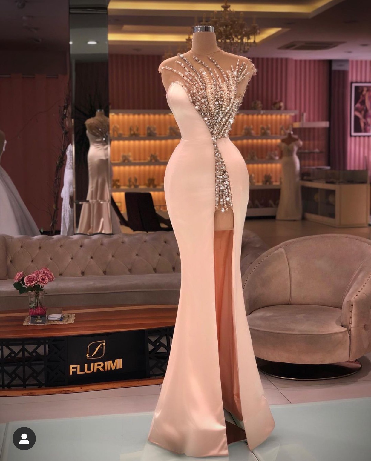Mermaid Evening Dresses Long Crystals Beaded Modest White Luxury Elegant Formal Party Dress Vestidos De Fiesta