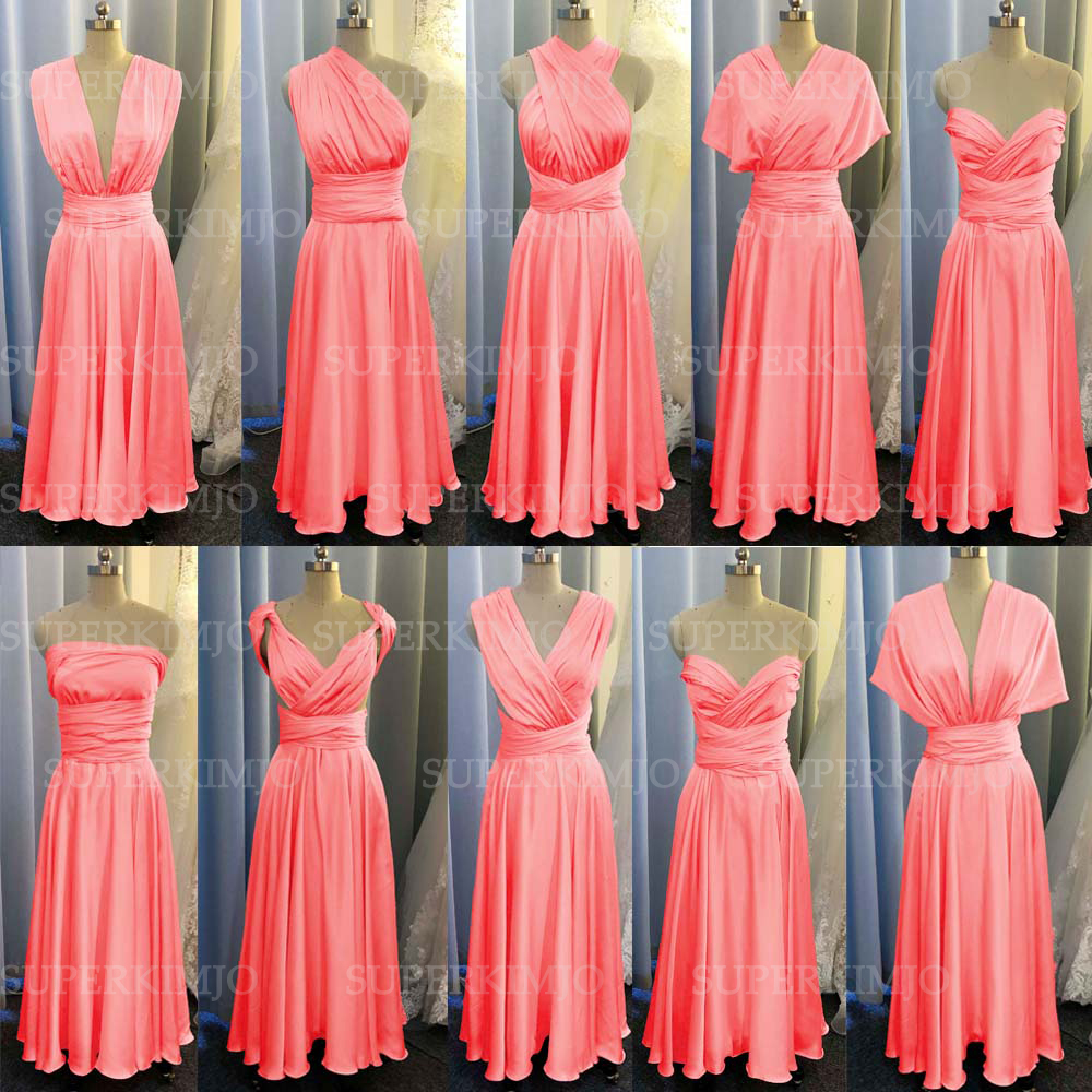 infinite bridesmaid dresses pink long cheap a line custom wedding party dresses robe demoiselle d honneur femme