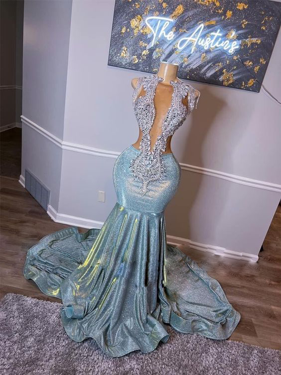 Crystals Custom Prom Dresses For Black Girls Beaded Cap Sleeve Tassels Elegant Formal Occasion Dresses Glitter Mermaid Luxury Evening Gowns For