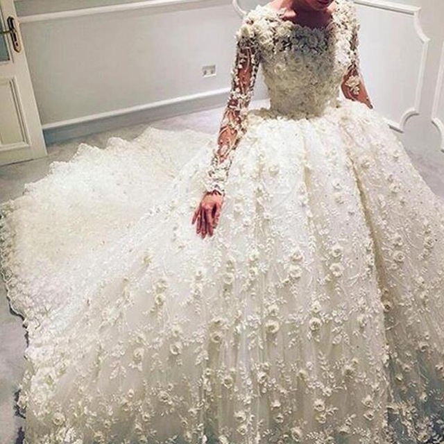 Ivroy Ball Gown Satin Princess Wedding Dresses