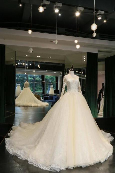 Robe De Soirée De Mariage Boho Wedding Dresses For Bride Lace Applique Elegant Princess Tulle Bridal Dresses Vestidos De Novia