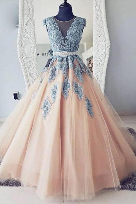 vintage prom dresses 2022 cap sleeve lace applique beaded champagne elegant cheap prom gowns vestidos de fiesta 2021 