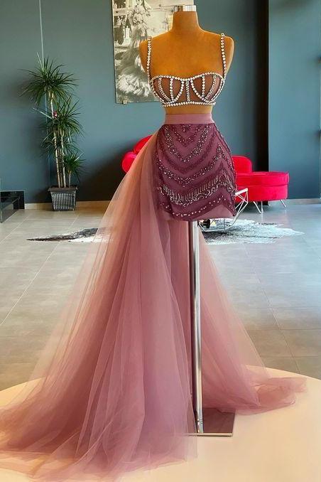 beaded luxury prom dresses for women custom make elegant short formal party dresses vestidos de fiesta de curto