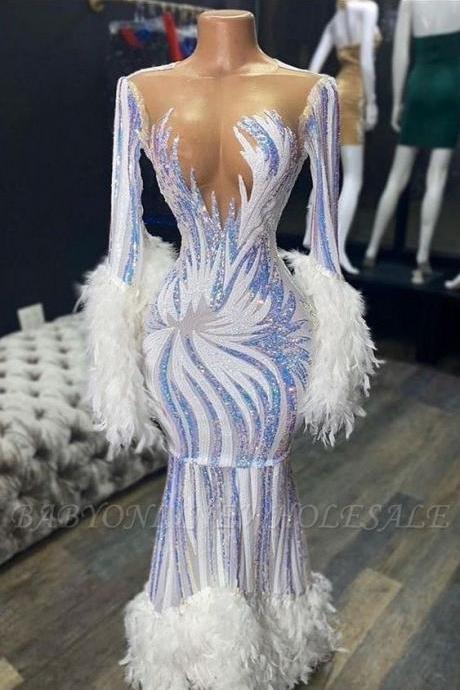 vestidos de mujer elegantes para fiesta 2022 feather luxury modest evening dresses long arabic sparkly formal party dresses 2023 abendkleider 