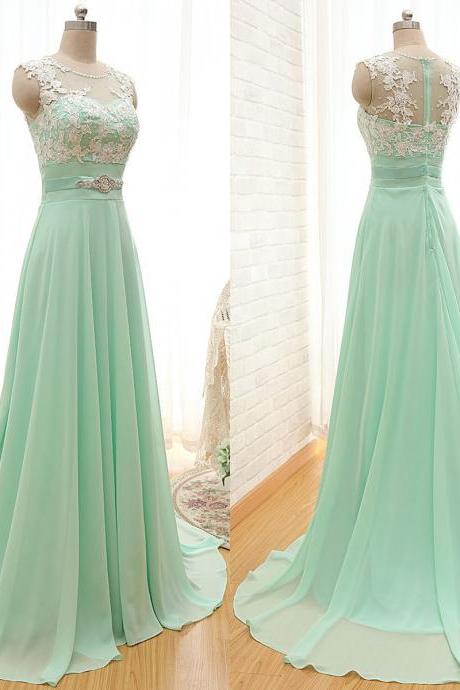abendkleider lace prom dresses long chiffon a line elegant simple beaded cheap prom gown vestidos de fiesta de Longo 