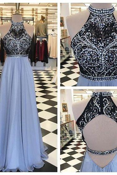 vestidos de fiesta high neck prom dresses 2022 a line beaded elegant simple satin prom gown 2023 robes de cocktail 