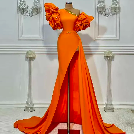 Vestidos De Mujer Elegantes Para Fiesta 2022 Feather Luxury Modest ...
